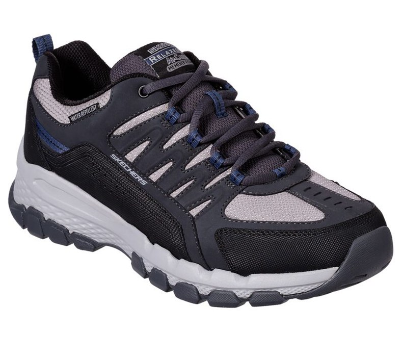 Skechers Relaxed Fit: Outland 2.0 - Rip-Staver - Mens Sneakers Deep Grey [AU-VN9620]